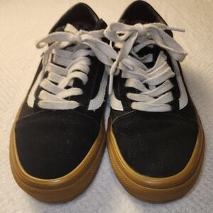 Vans Old Skool Off The Wall Pop Cush Pro Black Gum Size 7.5